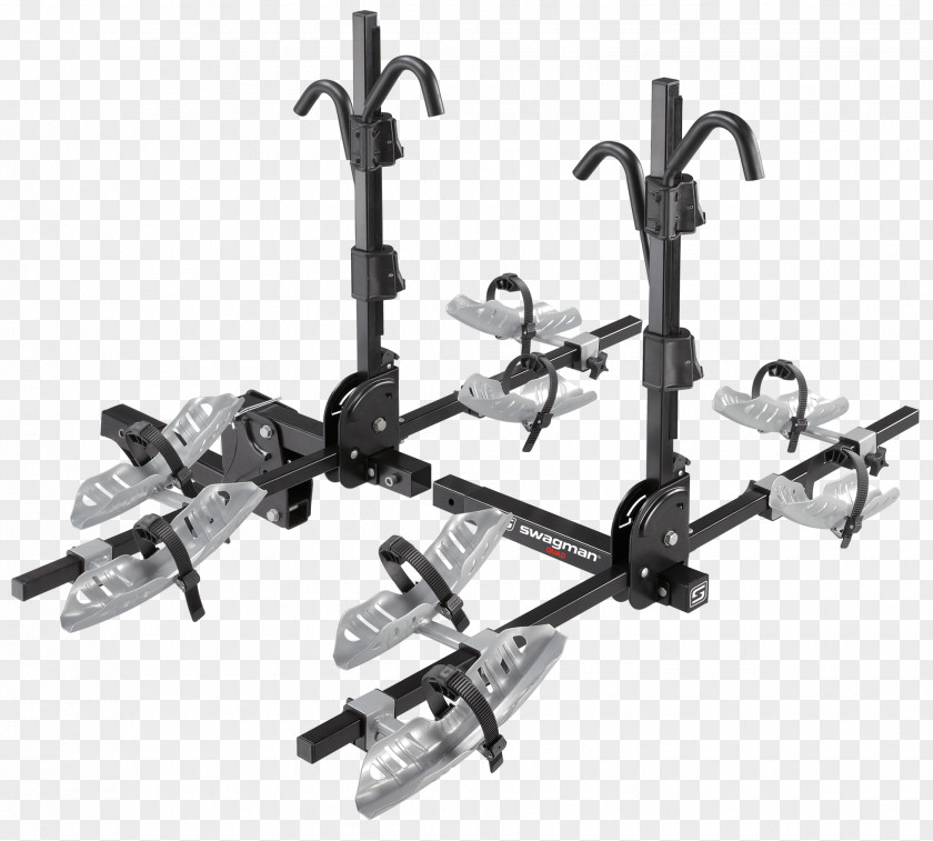 Bicycle Rack Carrier Tow Hitch Trailer PNG