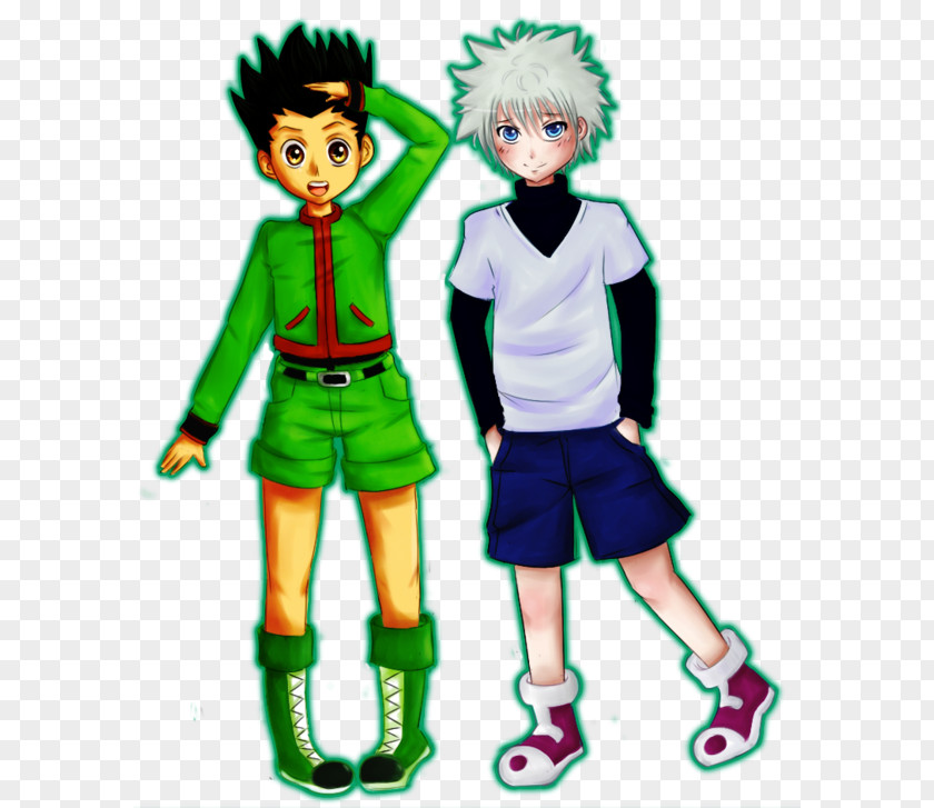 Chiku Gon Freecss Killua Zoldyck Hunter × Art Illustration PNG