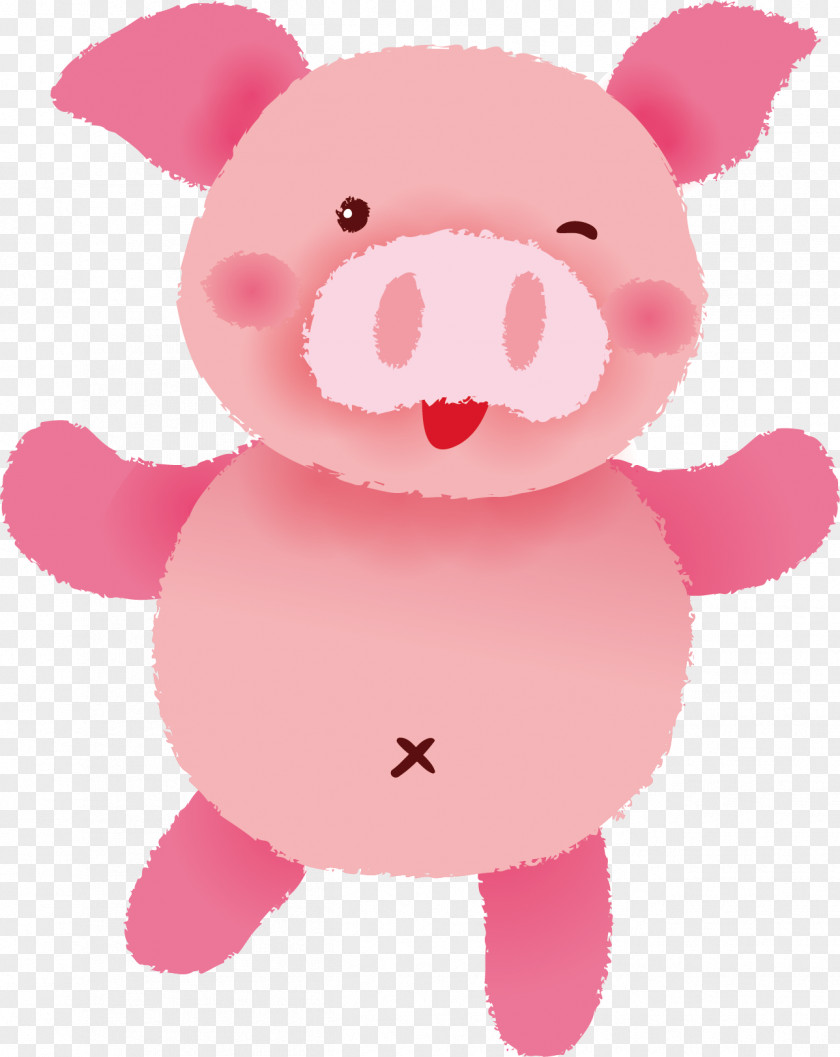 Dancing Pig Domestic Clip Art PNG