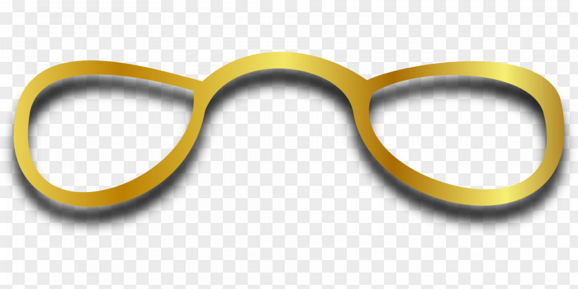 Glasses Eyewear Yellow Goggles PNG