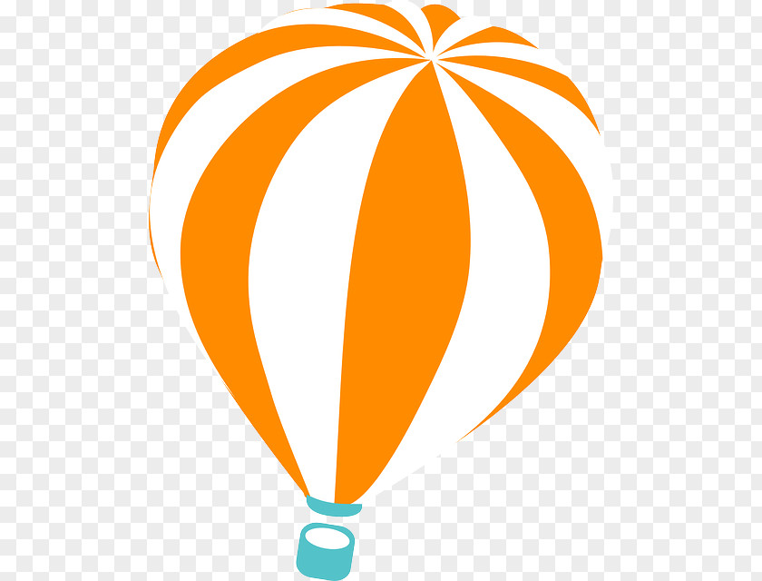 Orange Hot Air Balloon Free Content Clip Art PNG