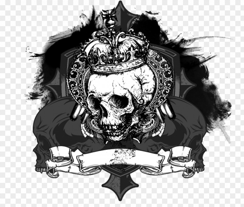 T-shirt Skull Clothing Calvaria Video PNG