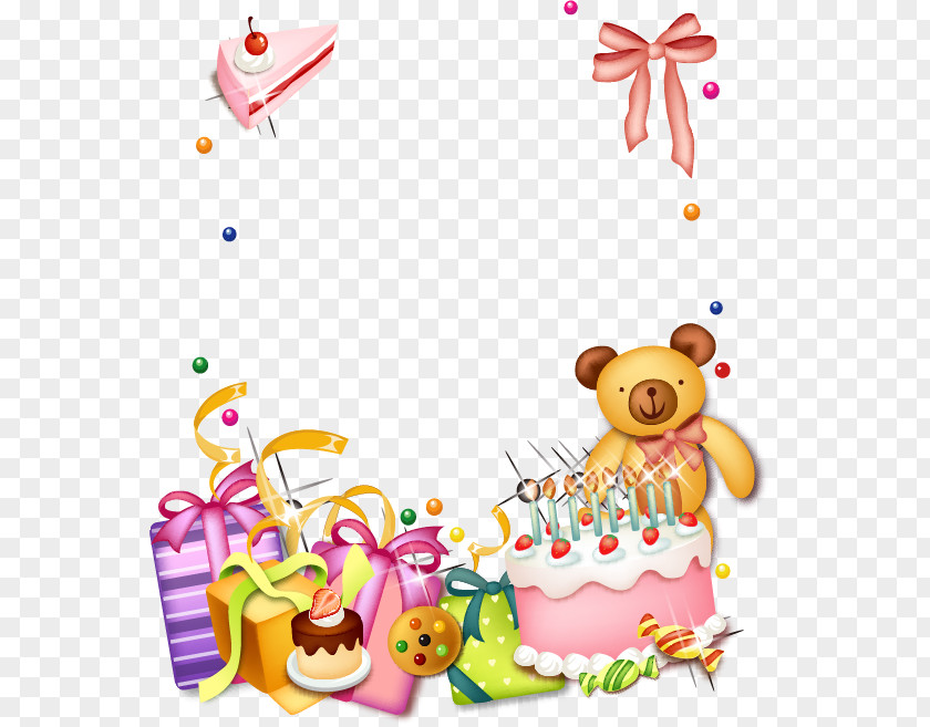 Cartoon Bear Gifts Gift Clip Art PNG