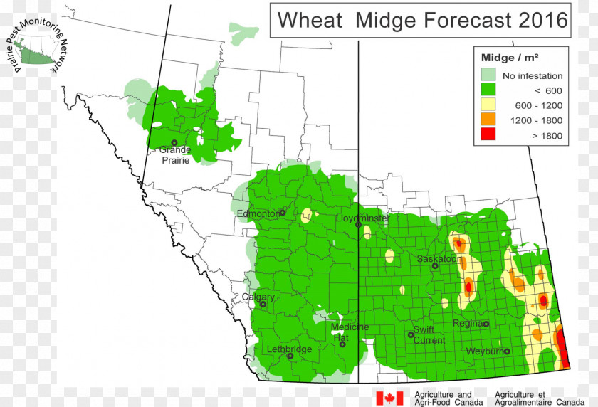 Wheat Fealds Map Canadian Prairies Saskatchewan Alberta PNG