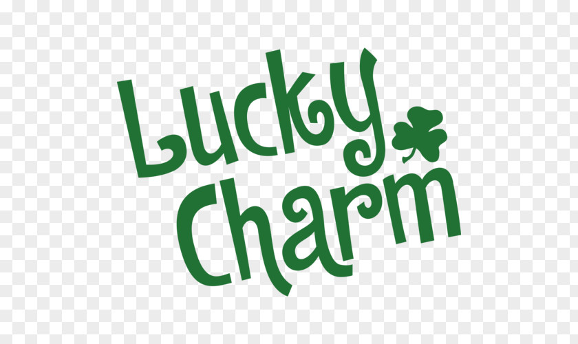 Lucky Charm Saint Patrick's Day Logo Brand Charms Font PNG