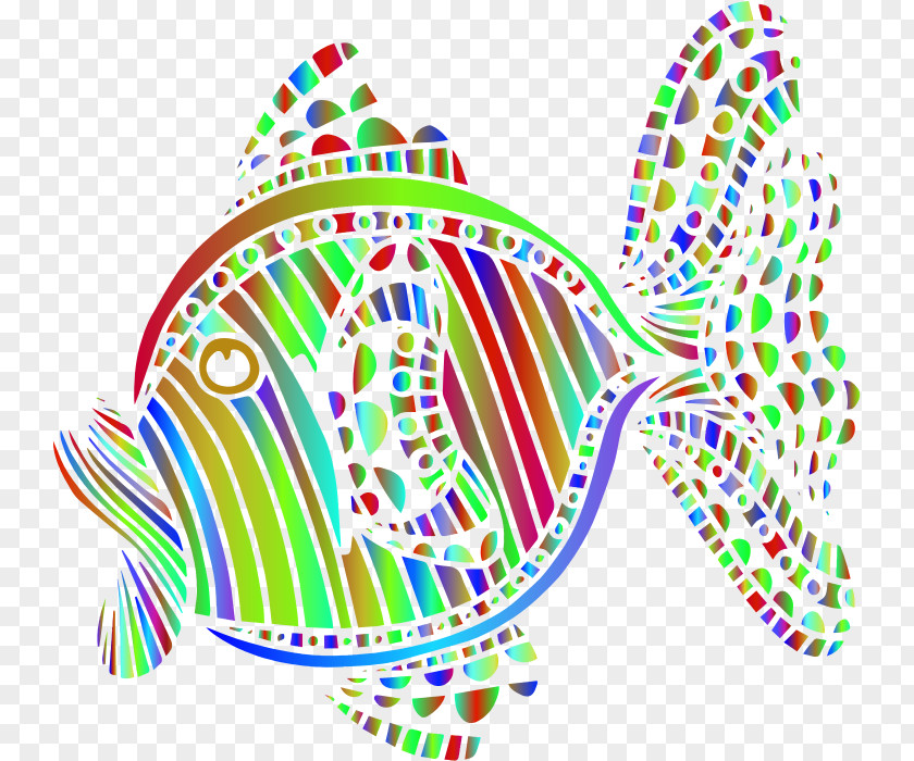Circle Abstract Angelfish Clip Art PNG