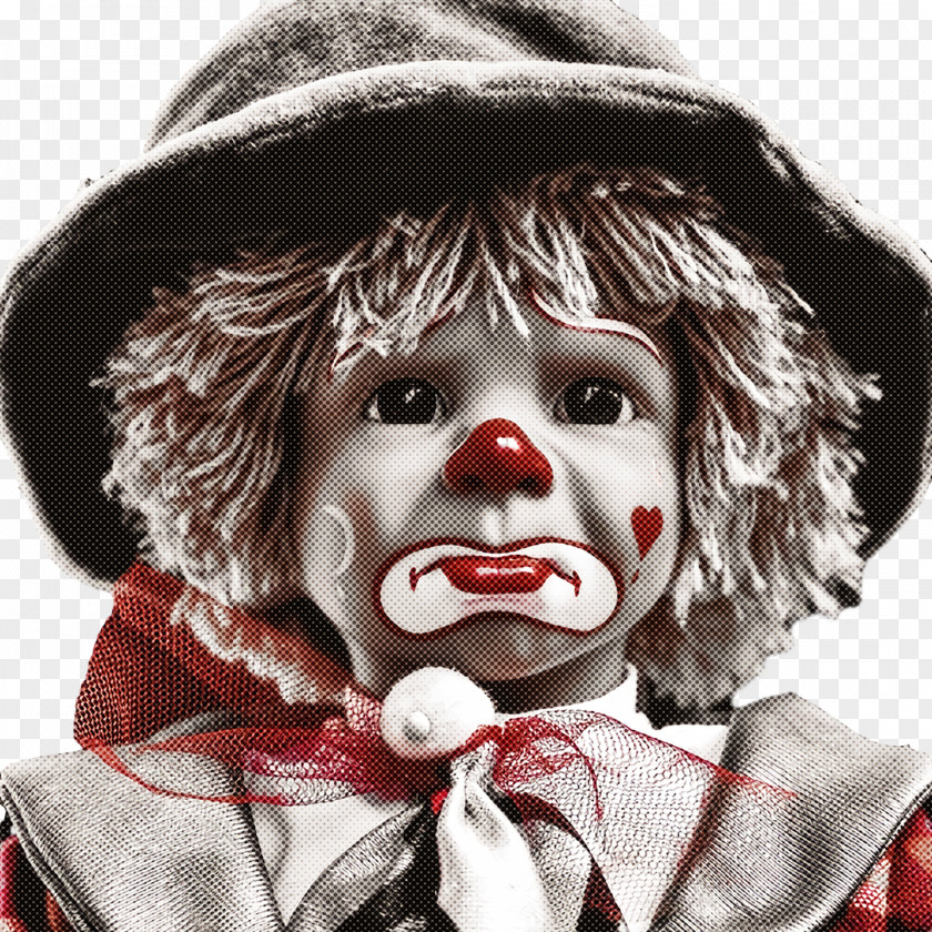 Clown Doll Action Figure Humour Crying PNG