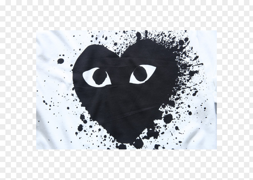 Ink Spot T-shirt Comme Des Garçons A Bathing Ape Clothing Fashion PNG