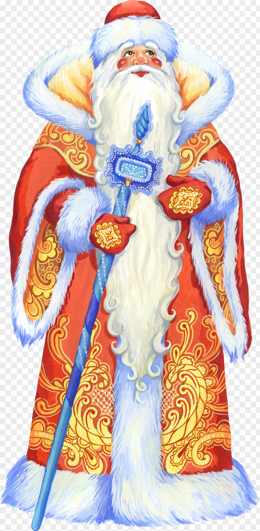 Santa Claus Ded Moroz Snegurochka Christmas Clip Art PNG