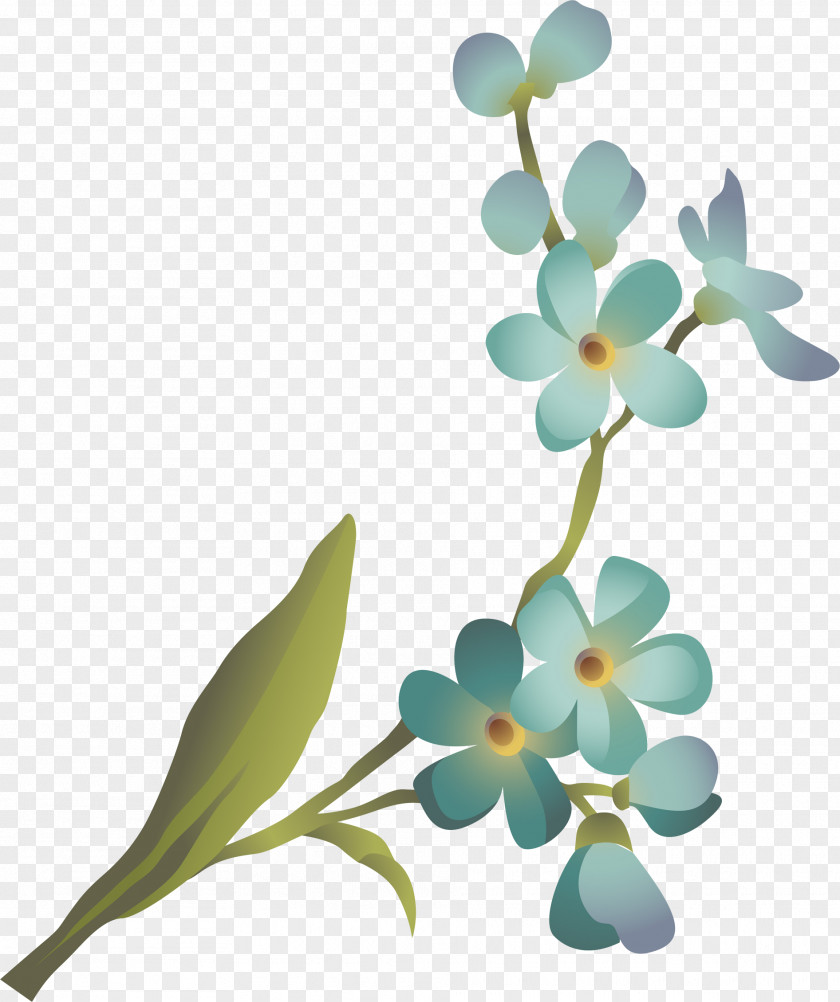 Spring Flowers Cut Floral Design Plant Stem Petal PNG