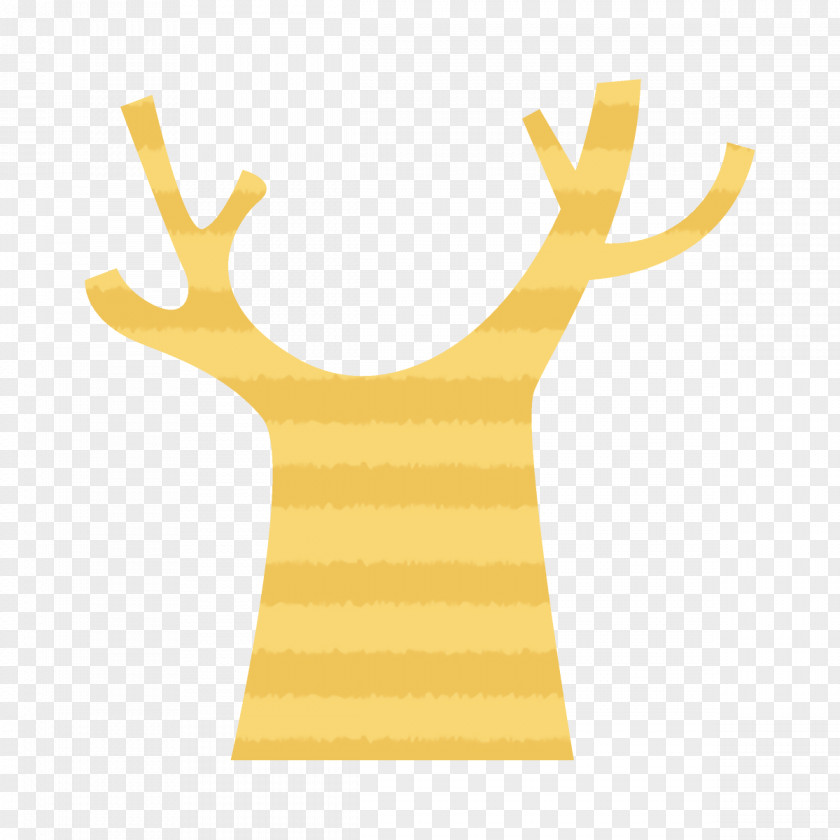 Gesture Deer Yellow PNG