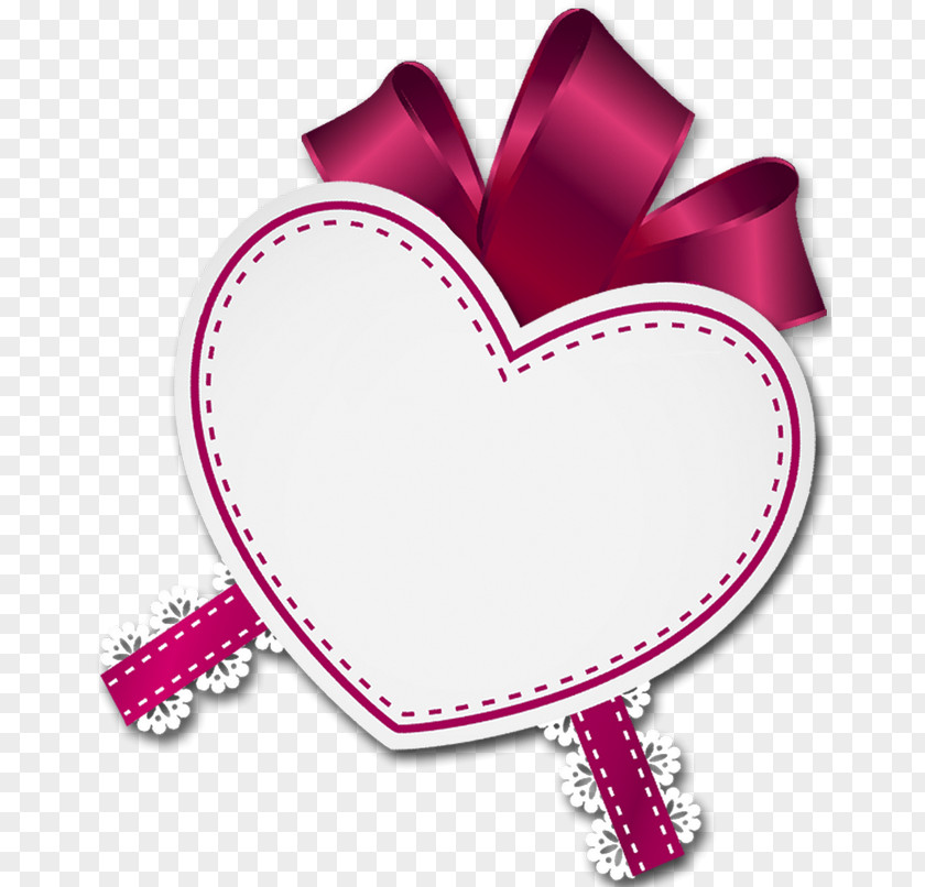 Heart Love Valentine's Day Pink M PNG