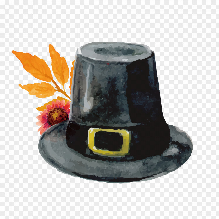 Vector Black Hat Euclidean Thanksgiving PNG