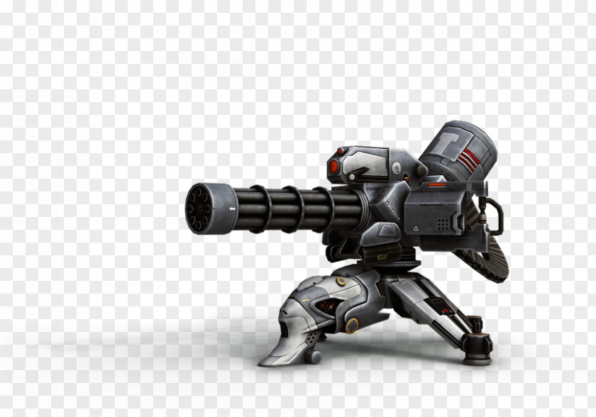 Design Gun Robot PNG