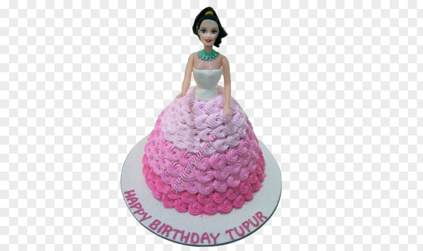 Princess Barbie Birthday Cake Bakery Black Forest Gateau Wedding PNG