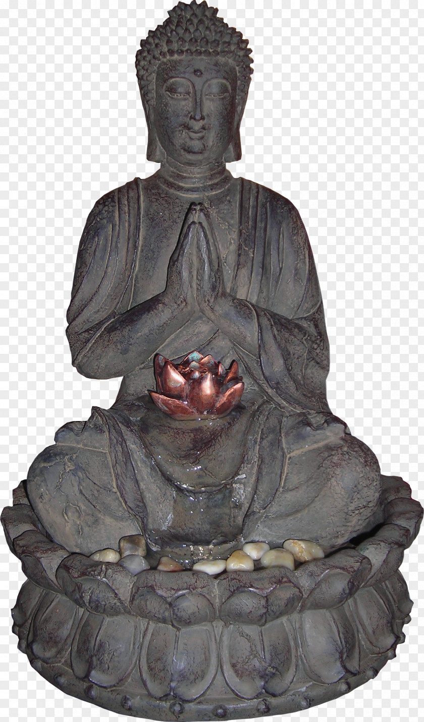 Sculpture Buddha Material Free To Pull Buddhahood Statue Fountain PNG