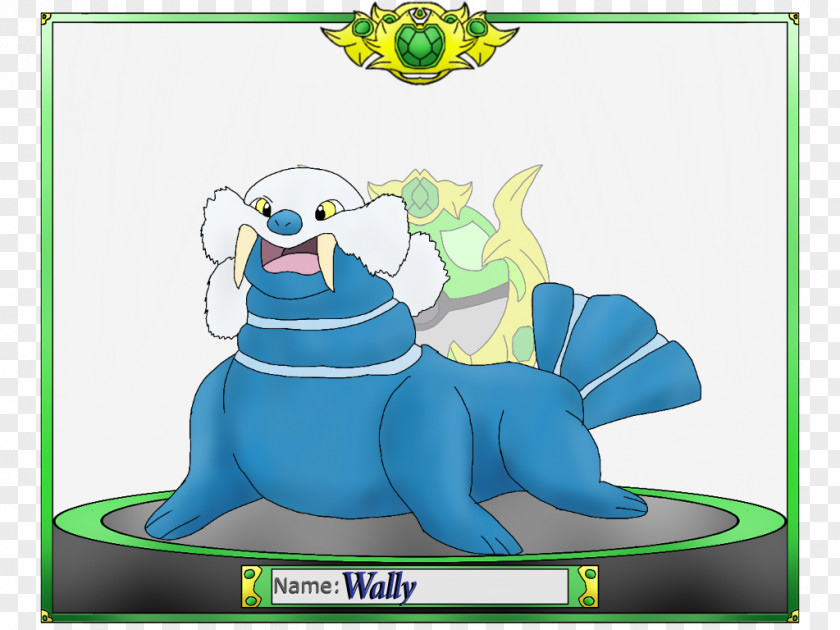 Wally Walrus Amphibians Recreation Character Clip Art PNG