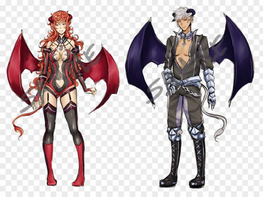 Demon Succubus Incubus Costume Clothing PNG