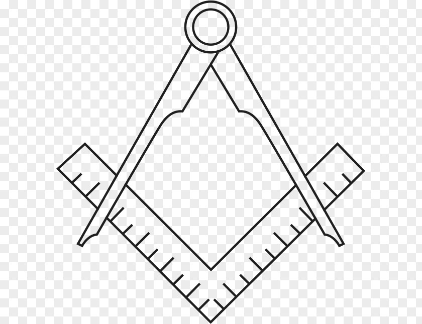 Symbol Freemasonry Masonic Lodge Square And Compasses Decal PNG