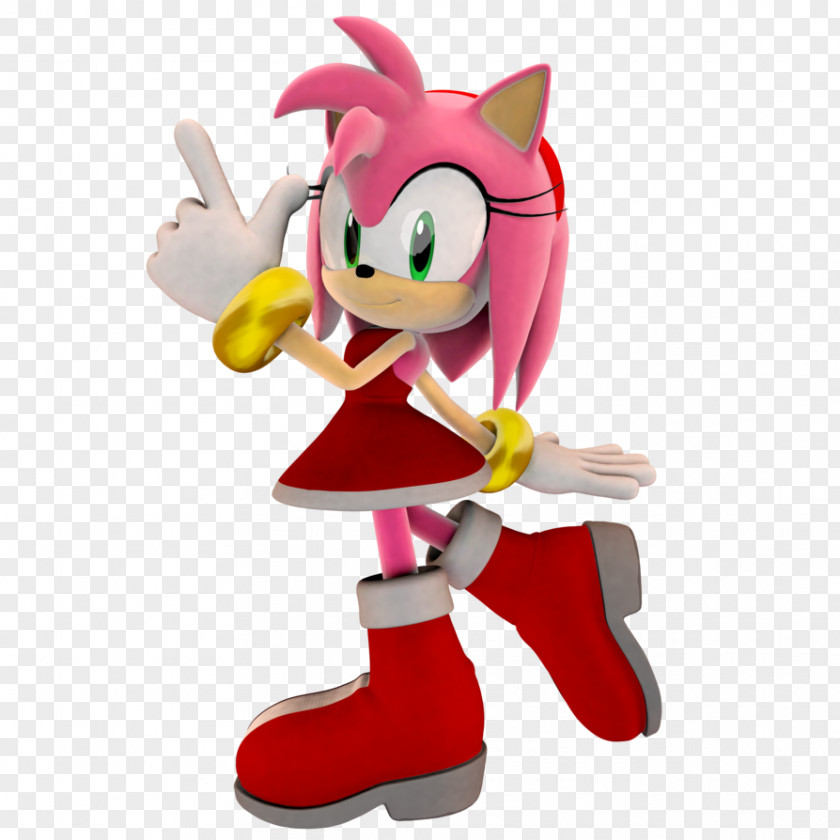 Amy Rose Sonic 3D Vector The Crocodile Knuckles' Chaotix Doctor Eggman PNG