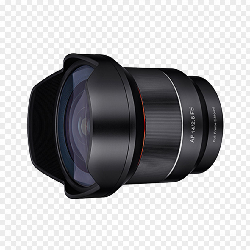 Camera Lens Sony E-mount Samyang Wide-Angle 14mm F/2.8 ED AS IF UMC Optics Autofocus α PNG