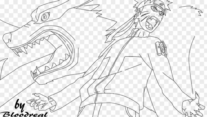 Naruto Nine-tailed Fox Gaara Kurama Drawing PNG