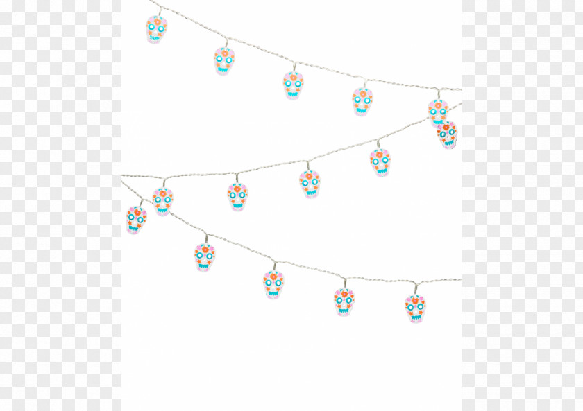 String Light Body Jewellery Turquoise PNG