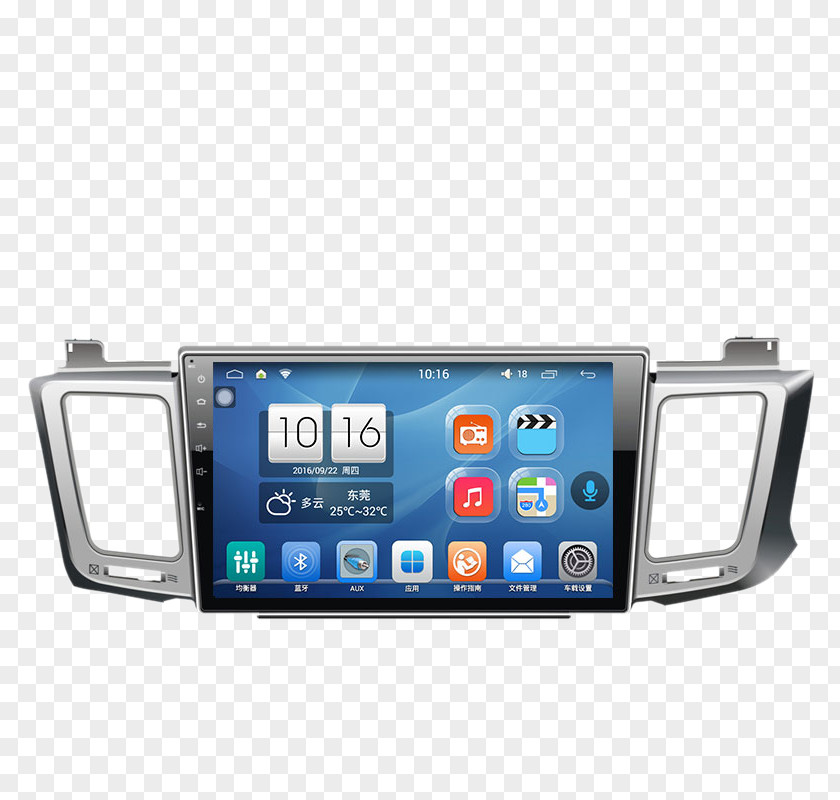 Toyota Corolla Portrait Smart Car Navigation Unit 2013 RAV4 Camry PNG