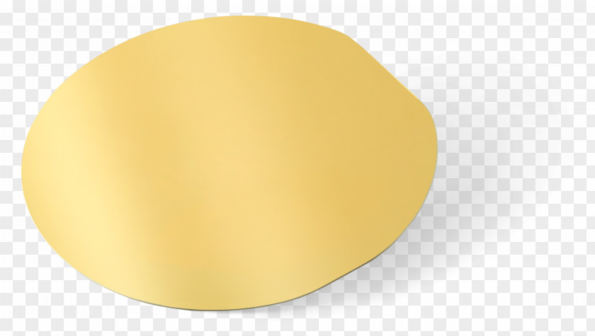 Wafer Yellow Material Circle PNG