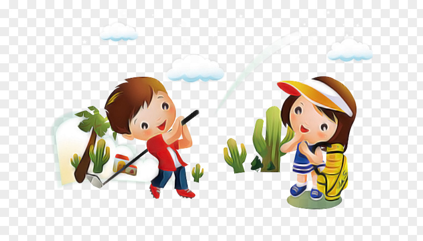 Animated Cartoon Happy Clip Art Male Child Grass PNG