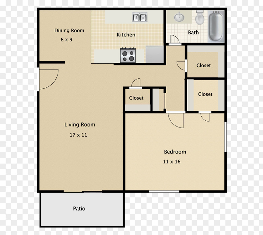 Apartment The Landmark Renting Enclave Room PNG