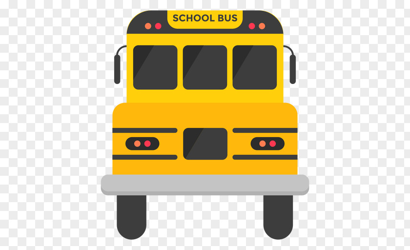 Bus School Illustration Vector Graphics Design PNG