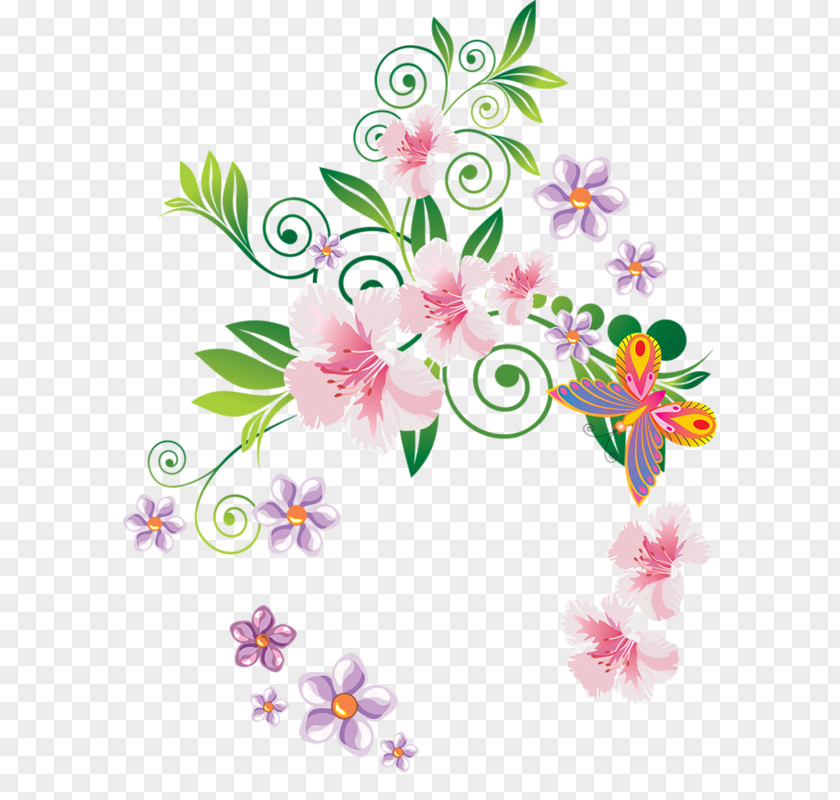 Flower Floral Design Cut Flowers Pattern PNG
