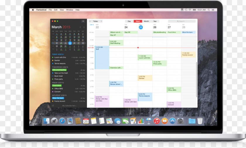 Gorgeous Desk Calendar MacBook Air Mac Book Pro Apple PNG