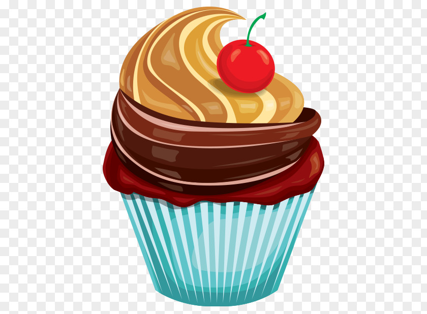 Ice Cream Sundae Cupcake Frosting & Icing PNG