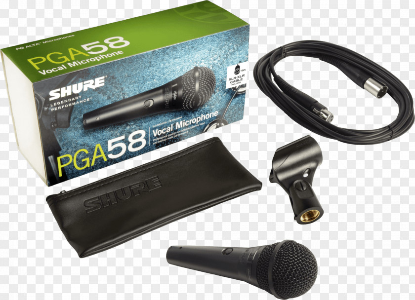 Microphone Shure SM58 XLR Connector PGA58 PNG