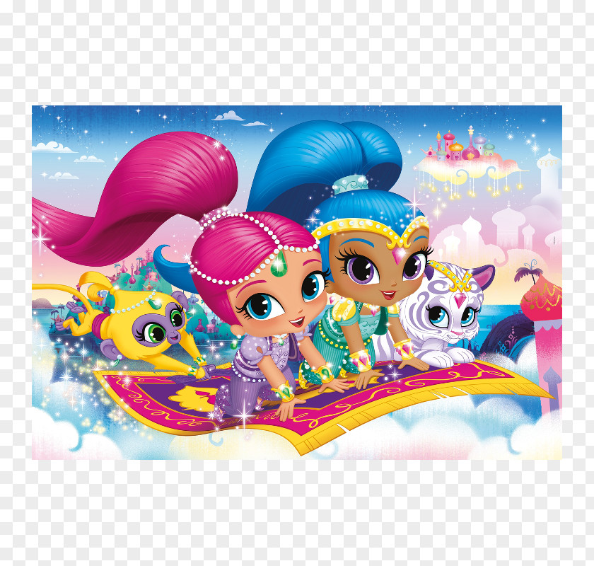 Shimmer And Shine Jigsaw Puzzles Game Toy Drawing PNG