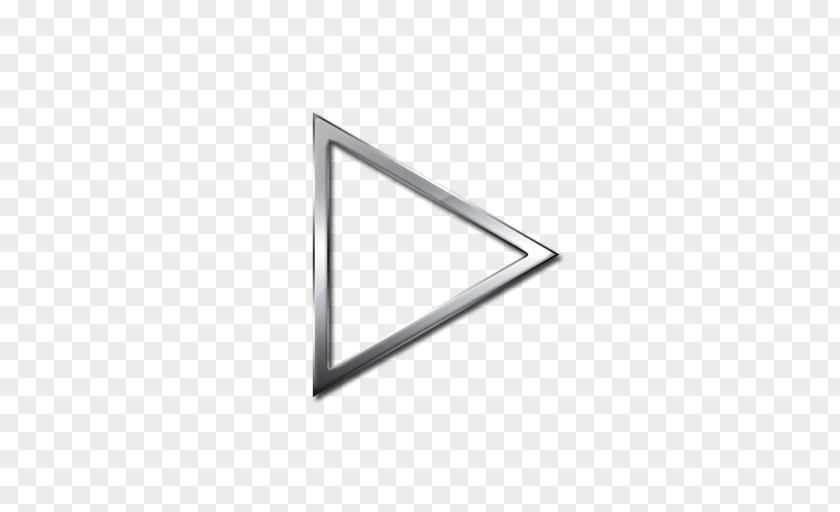 Triangle Silver Right Arrow Rectangle PNG