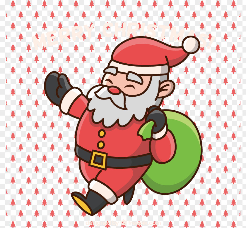 Vector Christmas Grandpa PNG