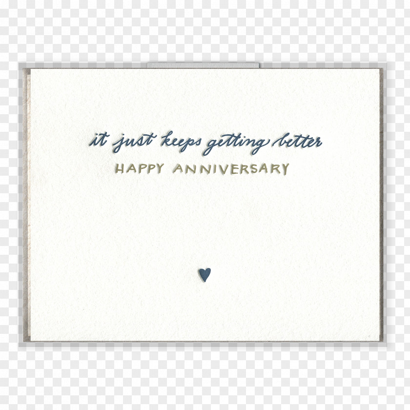 Anniversary Card Line Font PNG