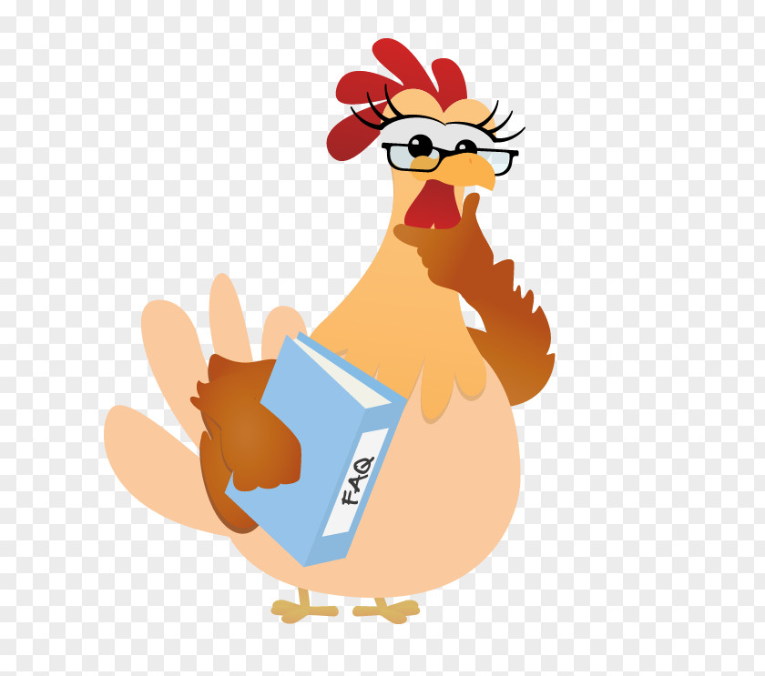 Rooster Beak Mascot Clip Art PNG