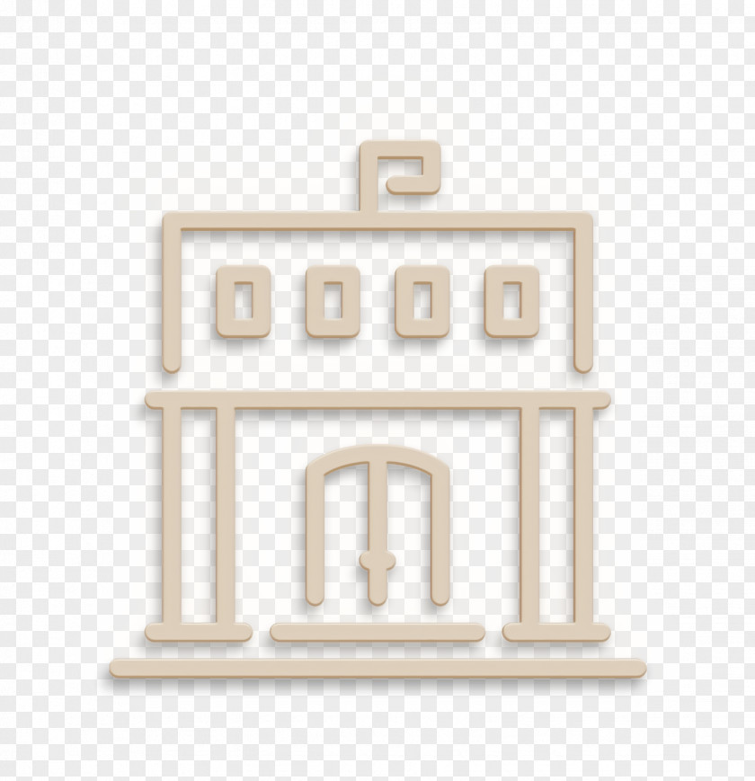 Brass Furniture Architecture Icon Book Building PNG