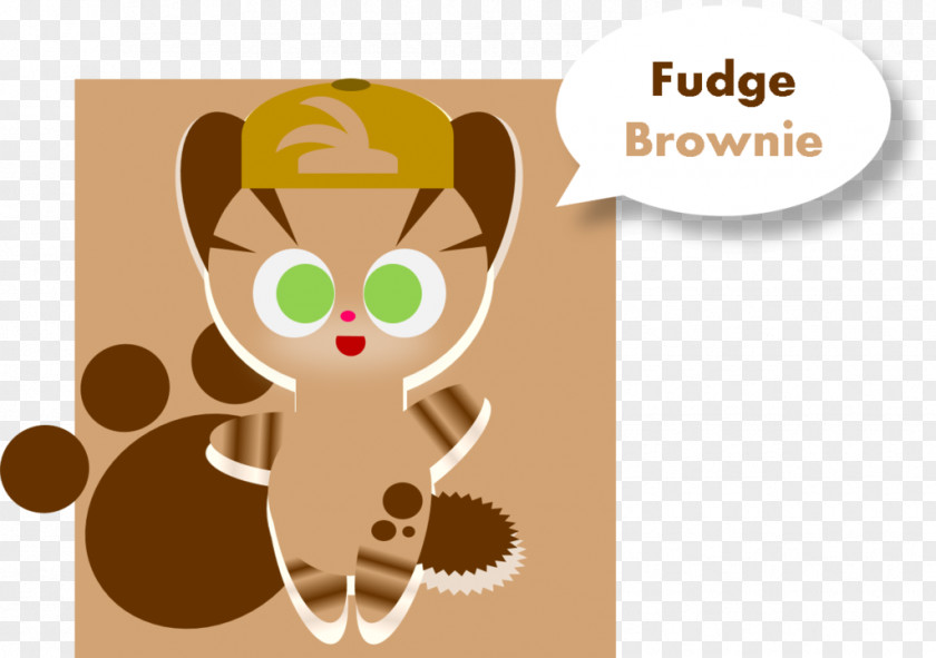 Cat Rhythm Heaven Fever Fudge Chocolate Brownie Hangyodon PNG