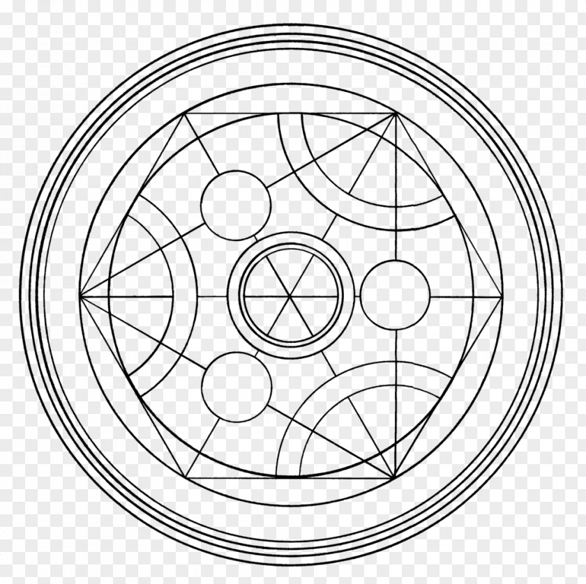 Circle Edward Elric Amestris Nuclear Transmutation Fullmetal Alchemist PNG