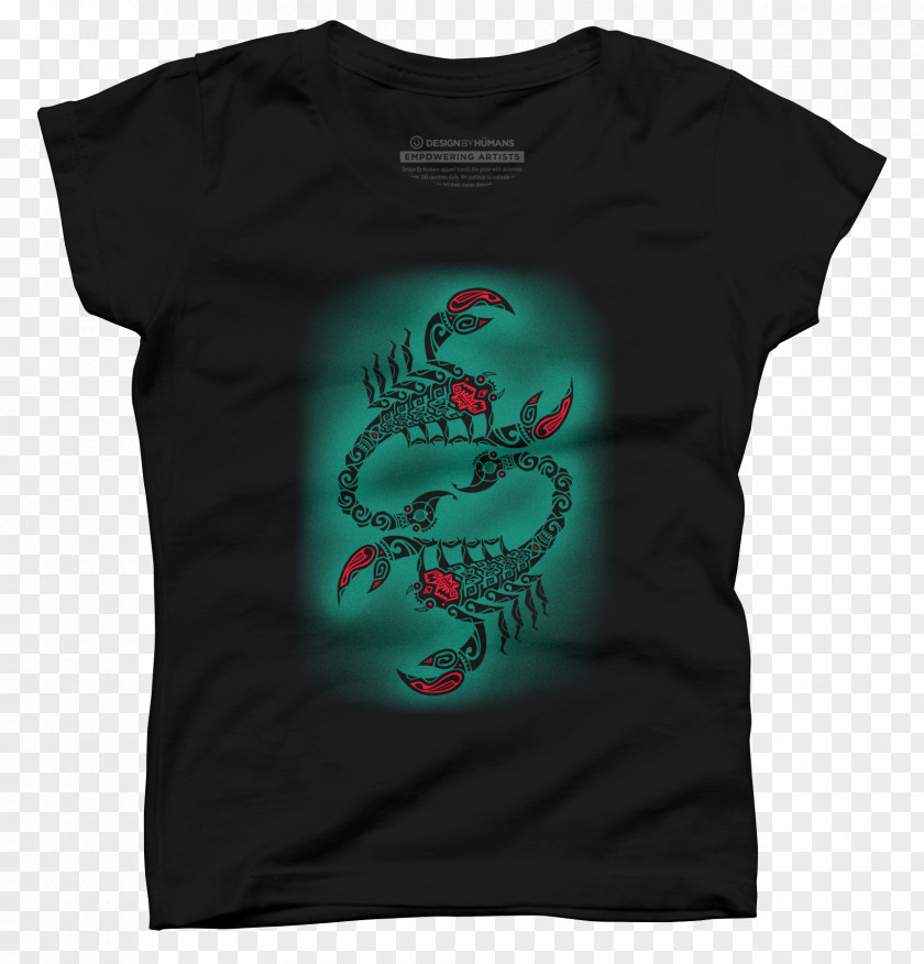 Scorpions T-shirt Turquoise Clothing Green Teal PNG