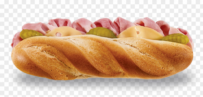 Ham Baguette Hot Dog Bun Delicatessen PNG