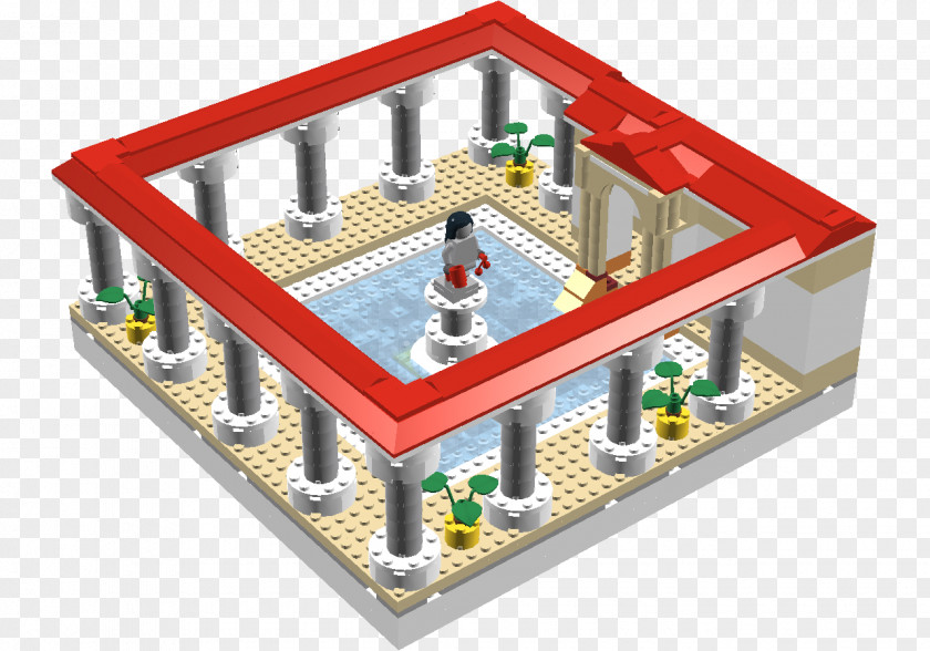 House Roman Baths Public Bathing Thermae LEGO PNG