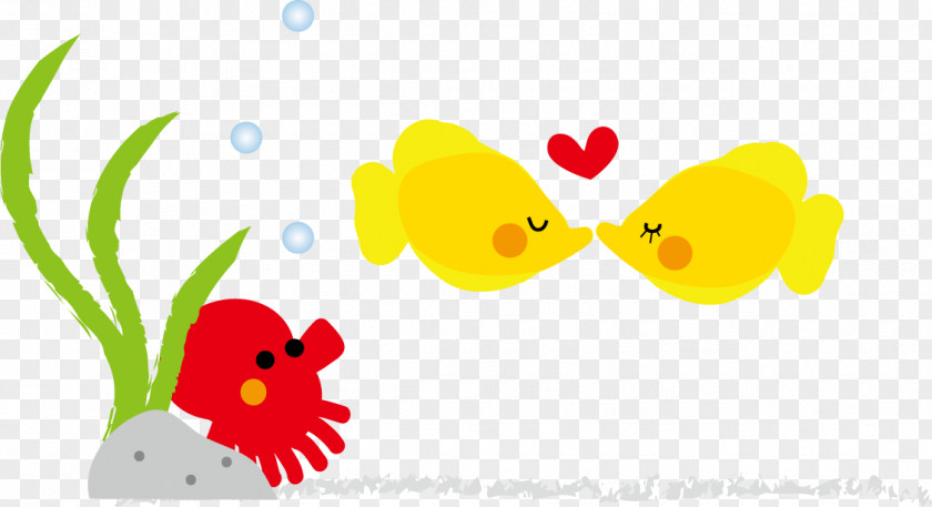 Kiss Sea Fish Togane Classroom Illustration PNG