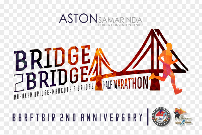 Marathon Race Logo Hotel Aston Samarinda Brand PNG