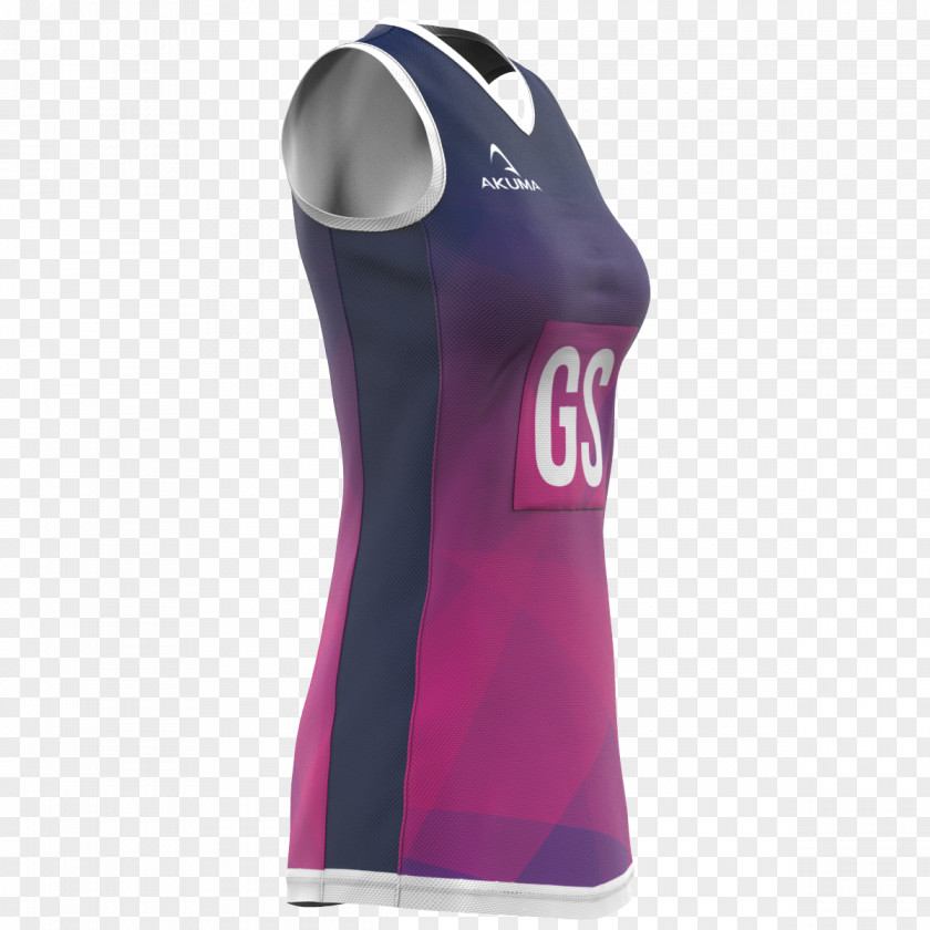 Netball Sleeveless Shirt Purple Outerwear Violet Gilets PNG